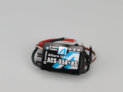 Brushless Motor Controller 55A w/ Heat Sink