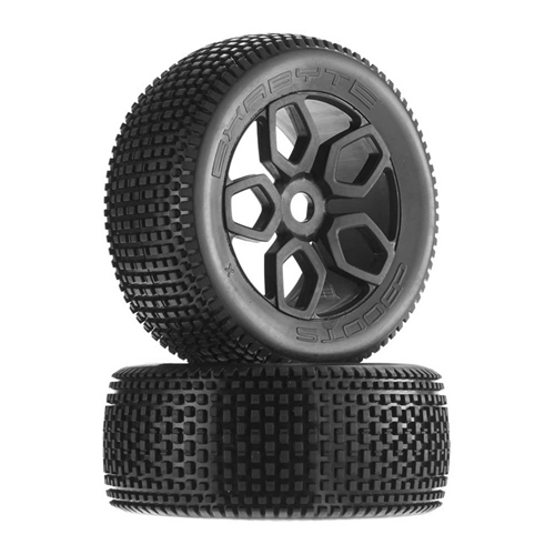Exabyte NT Truggy Tire Set Pre-glued