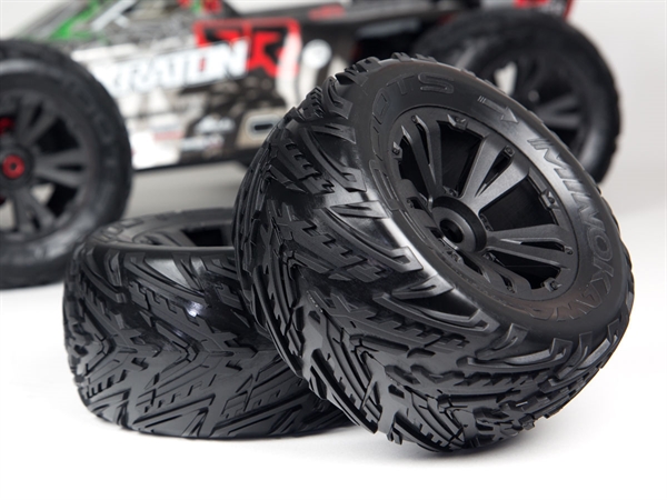Minokawa MT 6S Tire Wheel Glued Black (2)