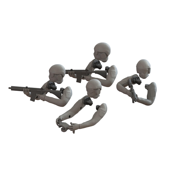 Driver Figure Set, Grey