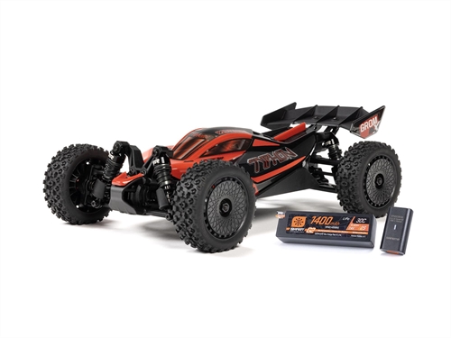 118 TYPHON GROM 223S BLX 4X4 with BattCharger Red