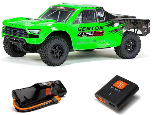 Senton Boost 4X2 550 Mega 1/10 2WD SC Green w/Batt Chg