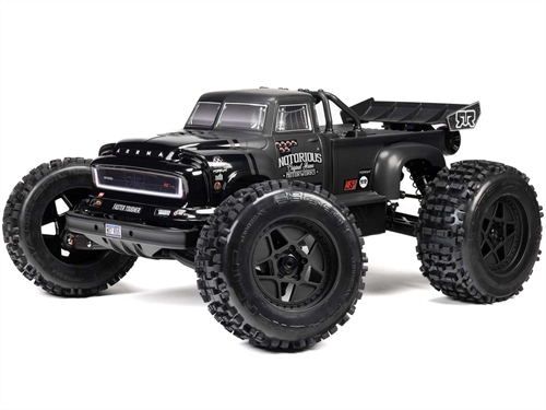 18 NOTORIOUS 6S V6 4X4 BLX Stunt Truck RTR Black