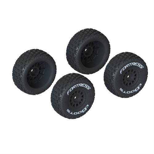 dBoots FORTRESS Tire Set Glued Option 2 Pairs
