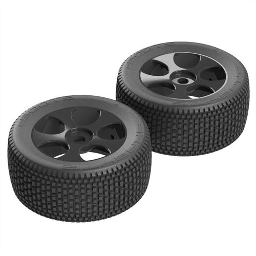 Exabyte TRGY 6S Tire/Wheel Glued Blk (2)
