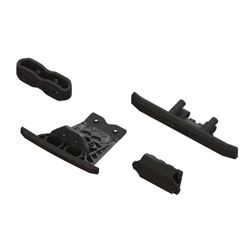 Lower Skid And Bumper Set Black