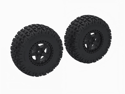 DBOOTS FORTRESS SC Tire Set Glued Black 2