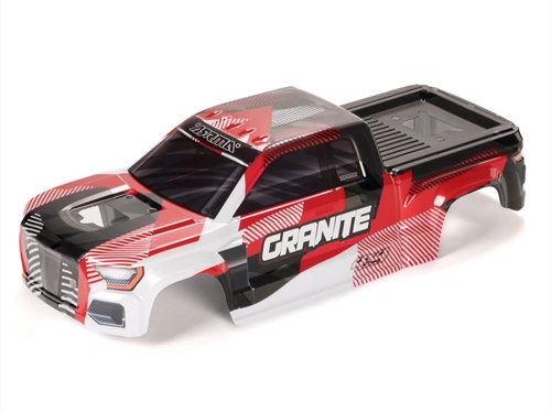 GRANITE Clipless Painted Decaled Trimmed Body Red