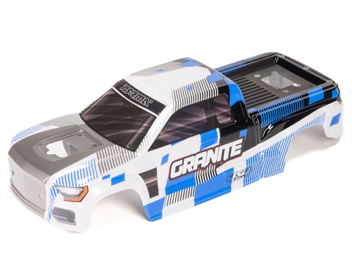 110 Clipless Painted Decaled Body Blue GRANITE 4X4