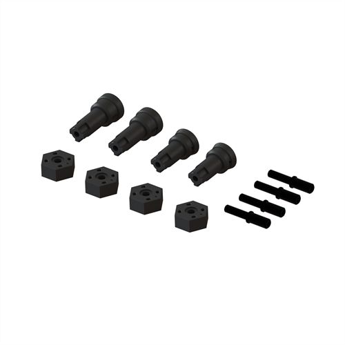 Wheel Axle and Hub Set B GROM