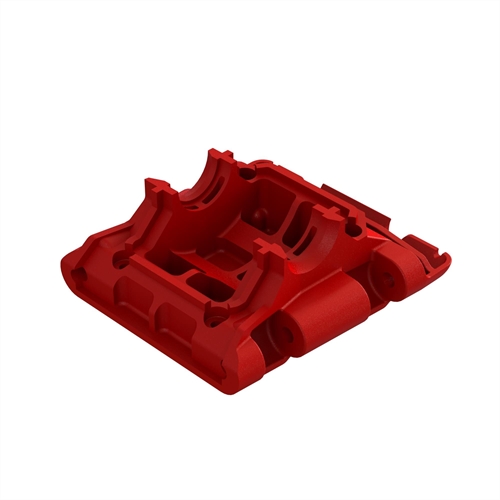 Rear Lower SkidGearbox Mount 1pc - Red