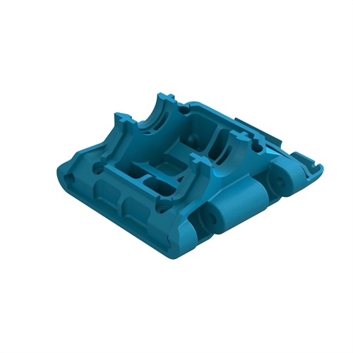 Rear Lower SkidGearbox Mount 1pc - Blue