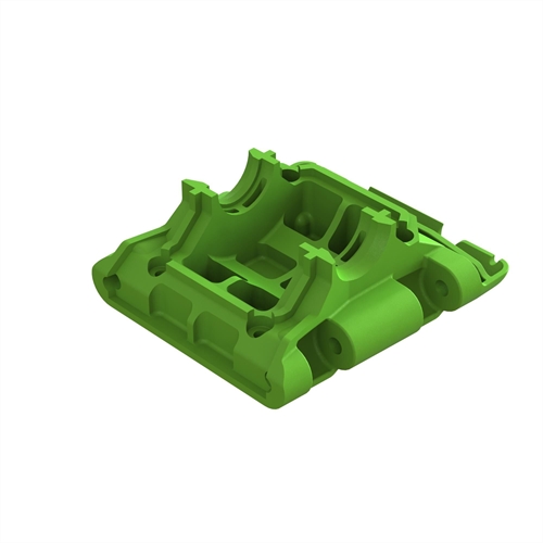 Rear Lower SkidGearbox Mount 1pc - Green
