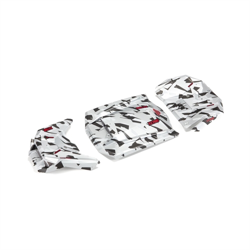 Exterior Body Panels Painted White Camo FIRETEAM