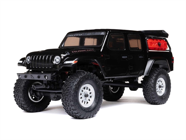 SCX24 Jeep Gladiator 4WD Rock Crawler RTR, Black