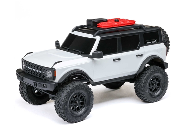 1/24 SCX24 Ford Bronco 4X4 RTR (inc Battery & Charger) White