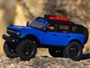 124 SCX24 2021 Ford Bronco 4WD Truck Brushed RTR Blue