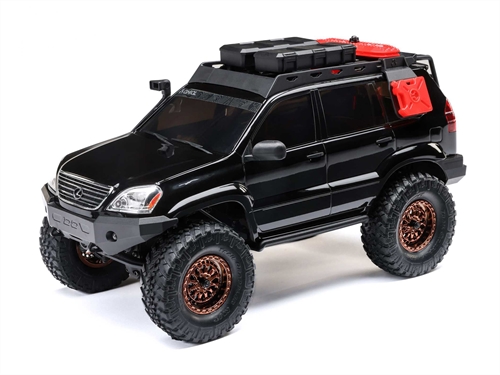 124 SCX24 Lexus GX 470 4X4 Rock Crawler RTR Black