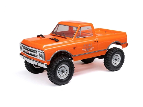 124 SCX24 1967 Chevrolet C10 4WD Truck RTR Orange