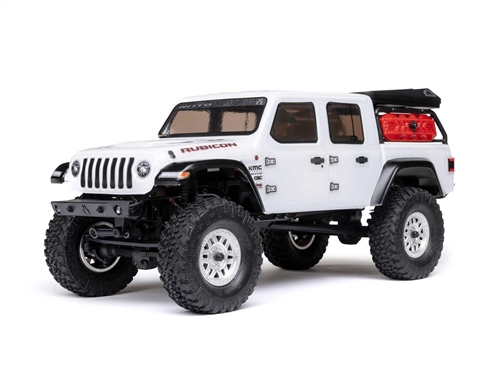 SCX24 Jeep Gladiator 4WD Rock Crawler RTR, White