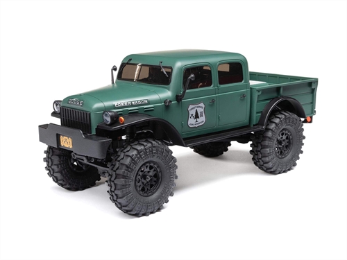 1/24 SCX24 Dodge Power Wagon 4WD Rock Crawler Brushed RTR, G