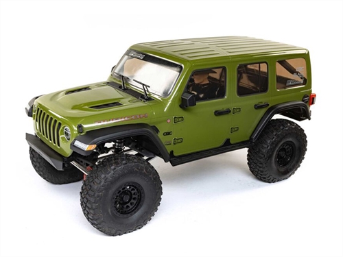 16 SCX6 Jeep JLU Wrangler 4WD Rock Crawler RTR Green
