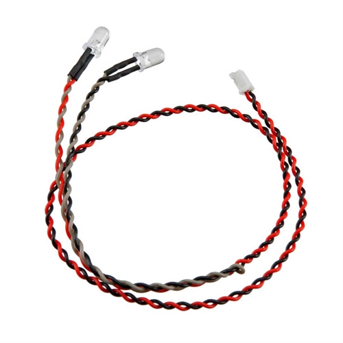 Double LED Light String Red