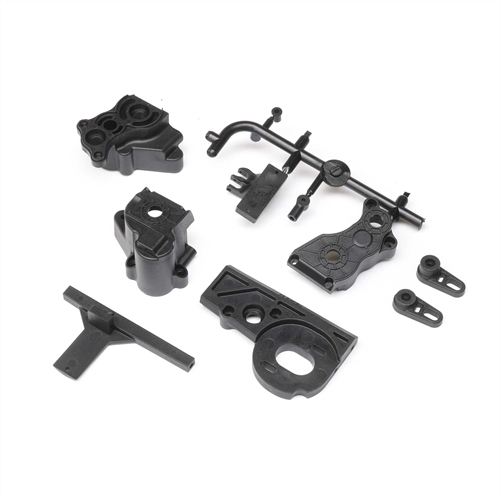 Motor Mount, Trans Case & Linkage: 1/10 SCX10 PRO Comp Scale
