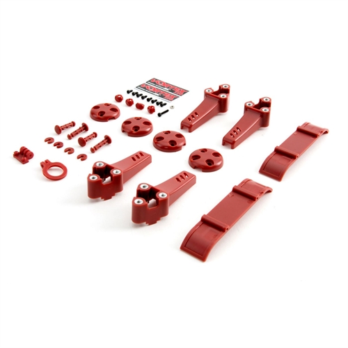 Plastic Kit, Red: Vortex Pro
