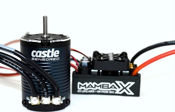 Mamba X,  Sensored, 25.2V WP Esc & 1406-3800kV Combo