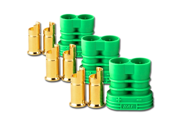 Castle Polarized Bullet Conn Female, 6.5mm Pk3