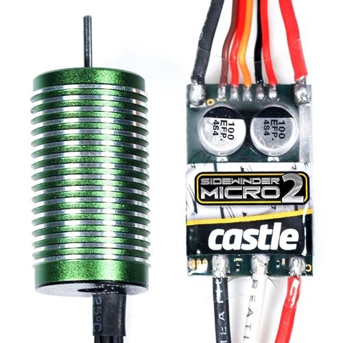 Sidewinder Micro 2 Car ESC W/5300kV Motor 1:18th