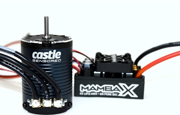 Mamba X,  Sensored, 25.2V WP Esc & 1406-1900kV Combo