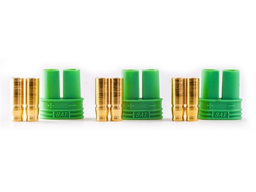 Castle Polarized Bullet Conn Female, 4mm Pk3