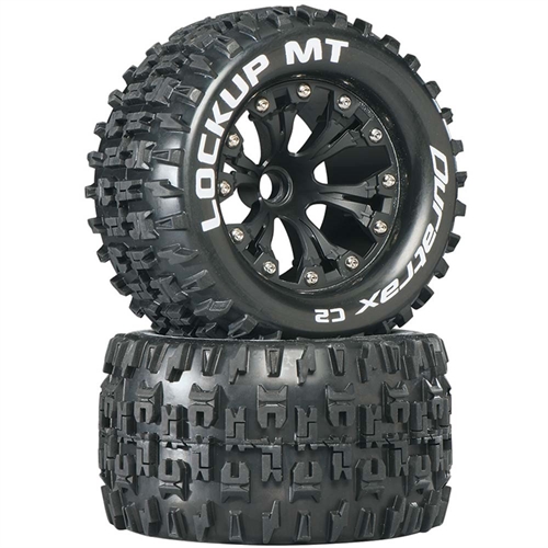 Lockup MT 2.8" Truck 2WD Mounted Front C2 Black (2)