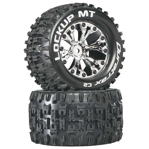 Lockup MT 2.8" Truck 2WD Mounted Rear C2 Chrome (2)