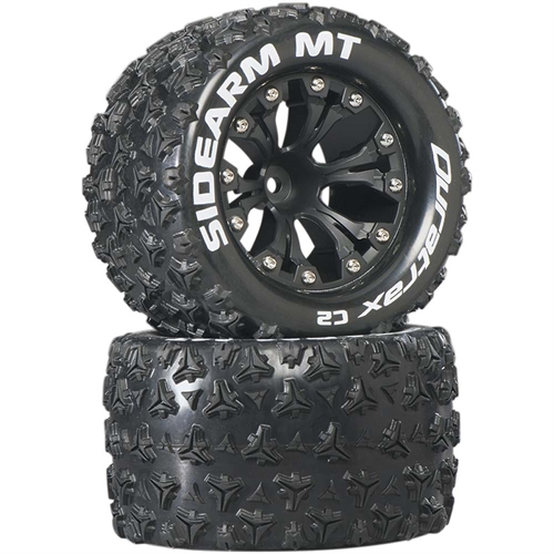Sidearm MT 2.8" Truck 2WD Mounted Rear C2 Black (2)