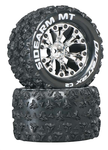 Sidearm MT 2.8" Truck 2WD Mounted Rear C2 Chrome (2)