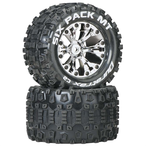 Sixpack MT 2.8" Truck 2WD Mounted Rear C2 Chrome (2)