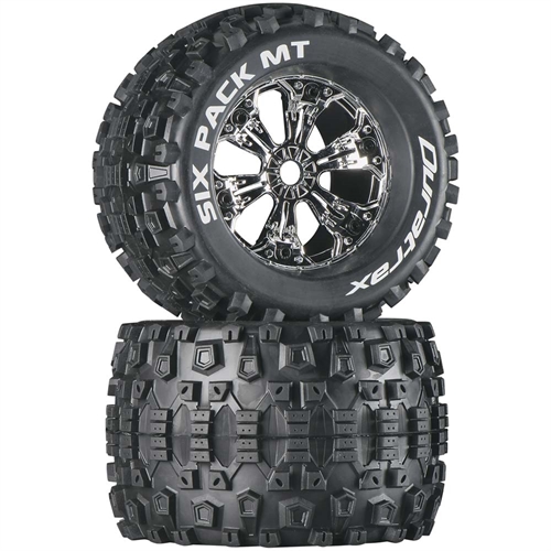 Six Pack MT 3.8" Mounted Chrome (2)