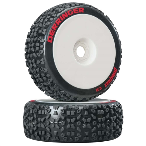 Derringer 1/8 Buggy Tire Mounted (2)