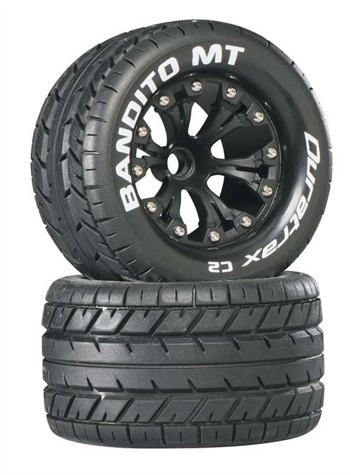 Bandito MT 2.8" Truck 2WD Mounted Front C2 Black (2)