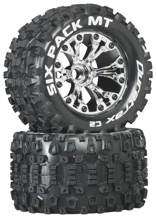 Sixpack MT 2.8" Truck 2WD Mounted Front C2 Chrome (2)