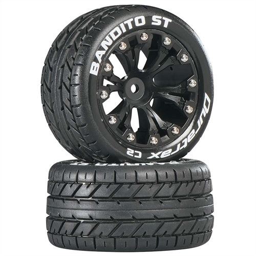 Bandito ST 2.8" Truck 2WD Mounted Rear C2 Black (2)