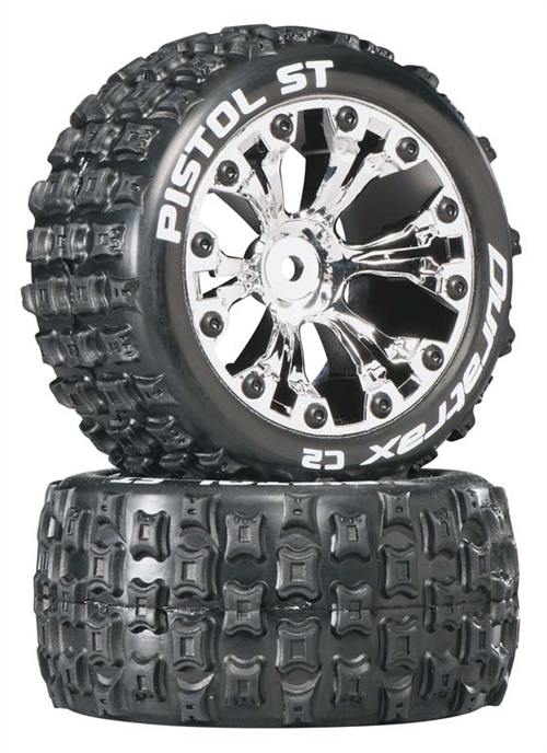 Pistol ST 2.8" Truck 2WD Mounted Rear C2 Chrome (2)