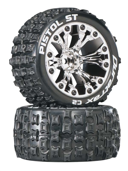 Pistol ST 2.8" Truck Mounted 1/2" Offset C2 Chrome (2)