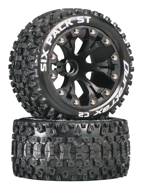 Sixpack ST 2.8" Truck 2WD Mounted Front C2 Black (2)