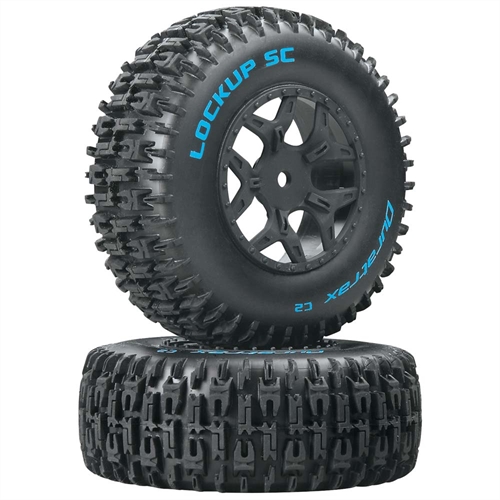 Lockup SC Tire C2 Mounted Losi Ten SCTE 4x4 (2)