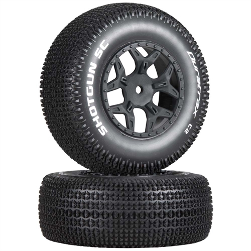 Shotgun SC Tire C2 Mounted Losi Ten SCTE 4x4 (2)