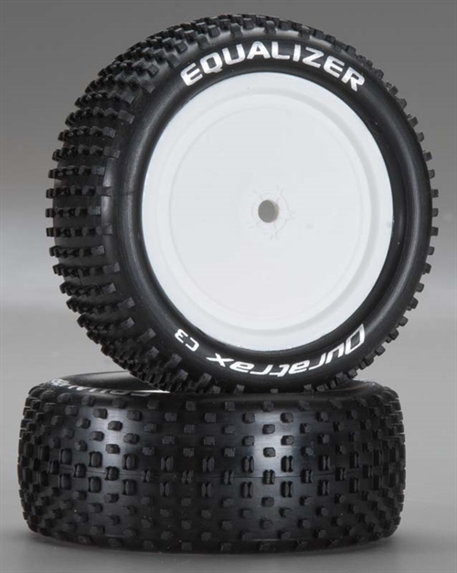 Equalizer 1/10 Buggy Tire 4WD Front C3 Mtd ASC B44 (2)